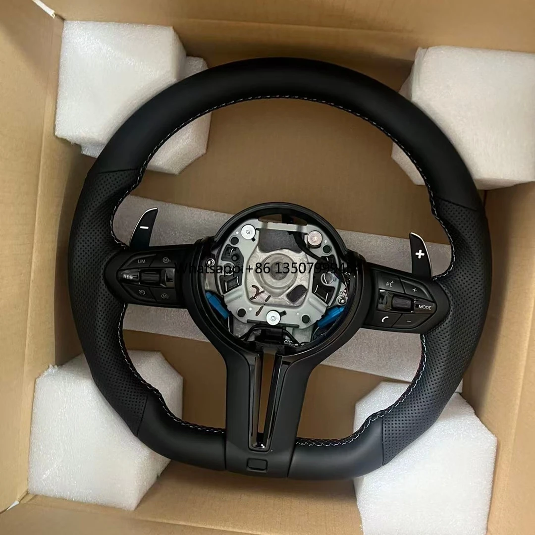 Leather Car Steering Wheel for BMW F30 F10 F15 F36 F20 F22 F25 F26 F45 F32 F35 M3 M5 F36 E60 E70 E90 E91 M Sports Steering Wheel
Leather Car Steering Wheel for BMW F30 F10 F15 F36 F20 F22 F25 F26 F45 F32 F35 M3 M5 F36 E60 E70 E90 E91 M Sports Steering Wheel