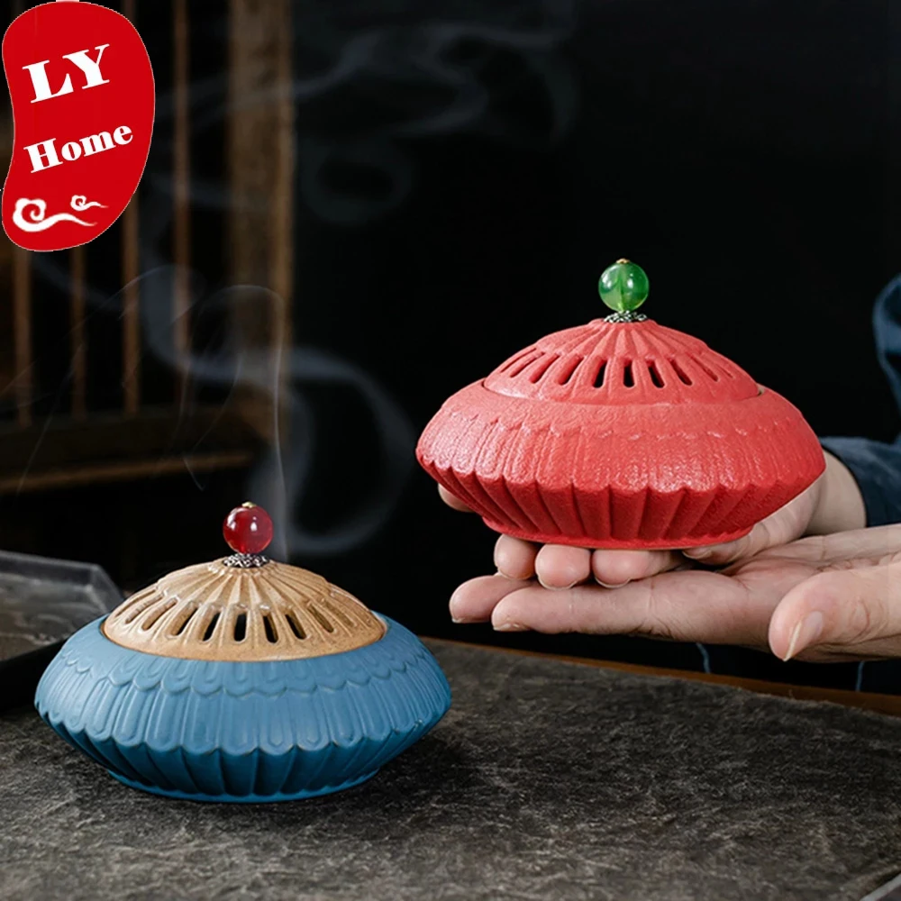 Handmade Ceramic Incense Burner for Yoga & Meditation - Zen Home Decor with Resin Tray, Eco-Friendly Party Gift
Handmade Ceramic Incense Burner for Yoga & Meditation - Zen Home Decor with Resin Tray, Eco-Friendly Party Gift