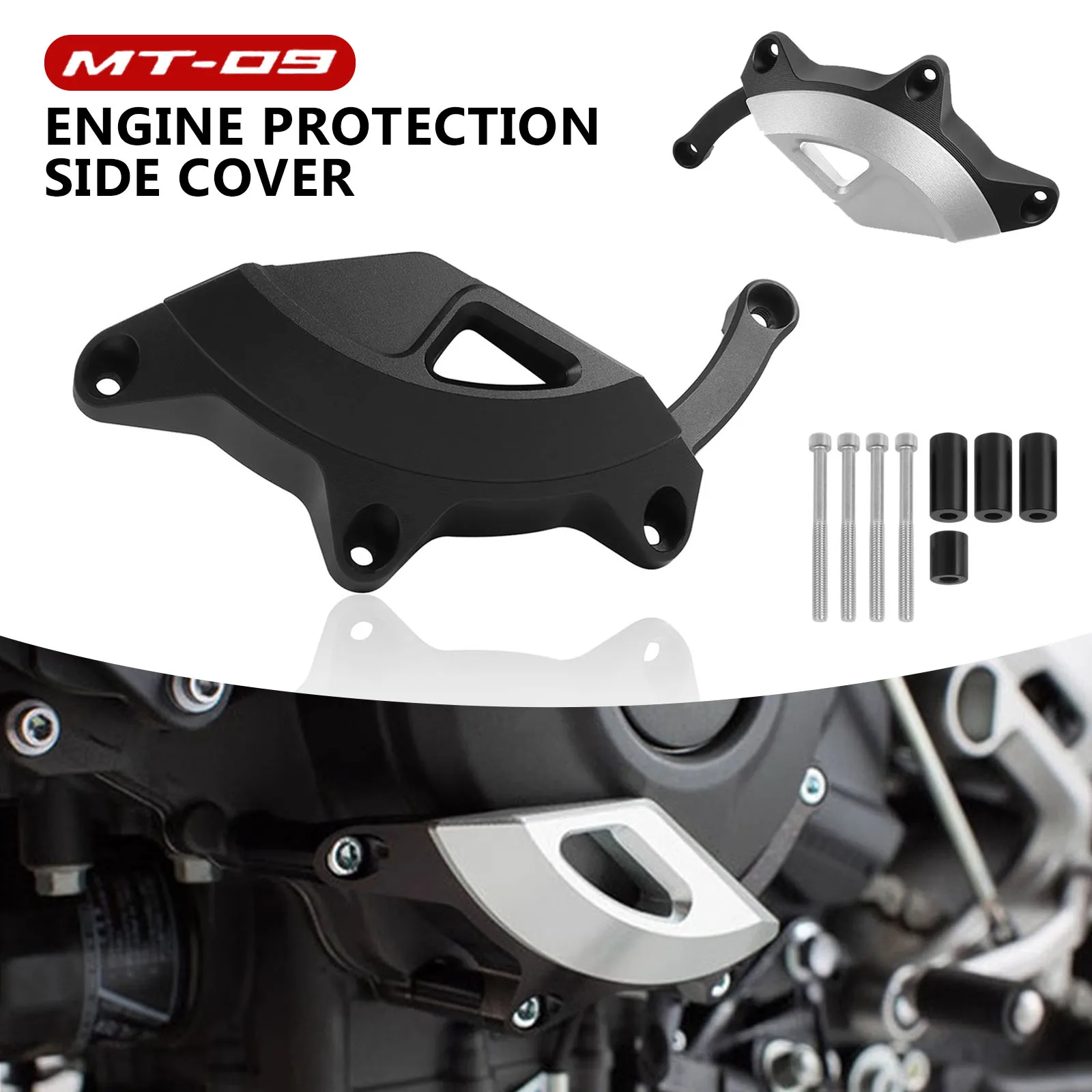 Для YAMAHA MT-09 MT09 XSR900 2014-2021 2022, слайдер рамы двигателя мотоцикла, противоударная накладка, защита обтекателя, защита от падения 
Для YAMAHA MT-09 MT09 XSR900 2014-2021 2022, слайдер рамы двигателя мотоцикла, противоударная накладка, защита обтекателя, защита от падения