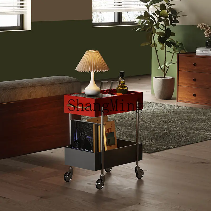 ZYY living room multi-layer dopamine home storage removable sofa side few medieval with wheel rack
ZYY living room multi-layer dopamine home storage removable sofa side few medieval with wheel rack