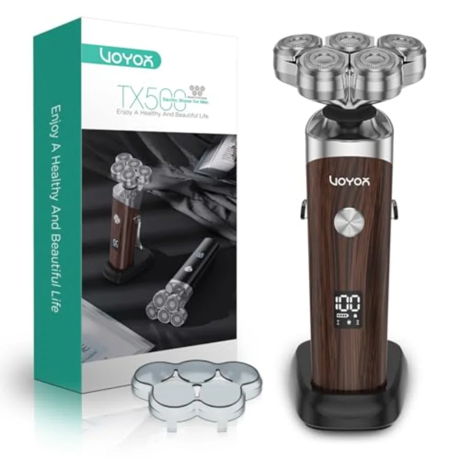 Electric Razor for Men - 5D Floating Shavers for Men Magnetic Electric Shaver Rechargeable Face Shaver LED Display Wet Dry Shav
Electric Razor for Men - 5D Floating Shavers for Men Magnetic Electric Shaver Rechargeable Face Shaver LED Display Wet Dry Shav