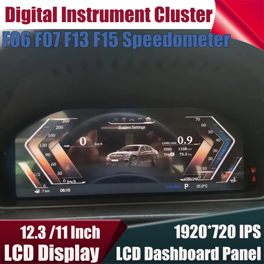Linux Tachometer Speedometer Instrument Gauge Cluster For BMW 5 6 7 F01 F02 F03 F04 F06 F07 F10 F13 F12 F25 F26 F15 F16 Cockpit
Linux Tachometer Speedometer Instrument Gauge Cluster For BMW 5 6 7 F01 F02 F03 F04 F06 F07 F10 F13 F12 F25 F26 F15 F16 Cockpit