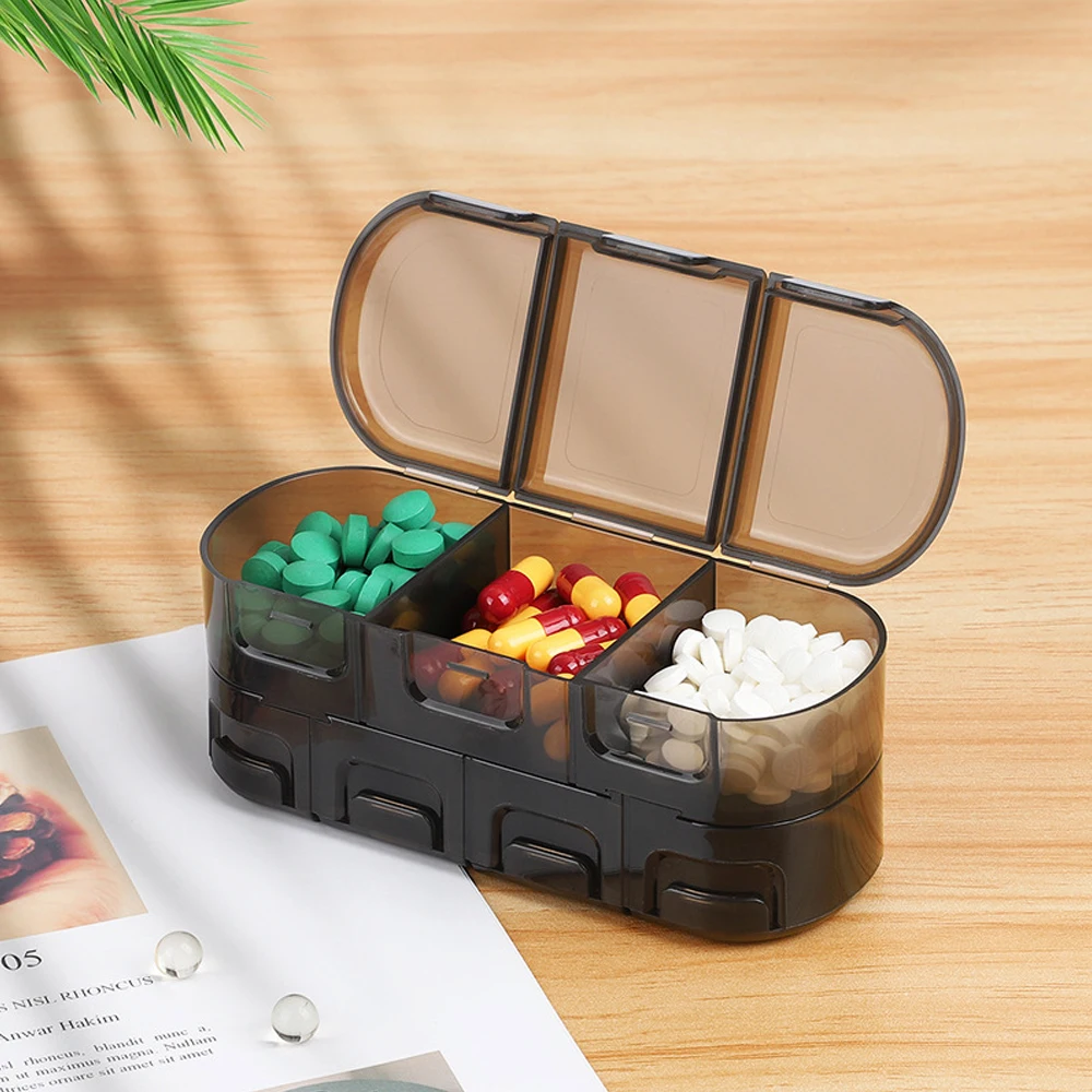 1pc Weekly Pill Organizer,Pill Box 7 Day,Daily Vitamin Case Large Capacity Compartments,Pill Containers for Medicine Supplements
1pc Weekly Pill Organizer,Pill Box 7 Day,Daily Vitamin Case Large Capacity Compartments,Pill Containers for Medicine Supplements