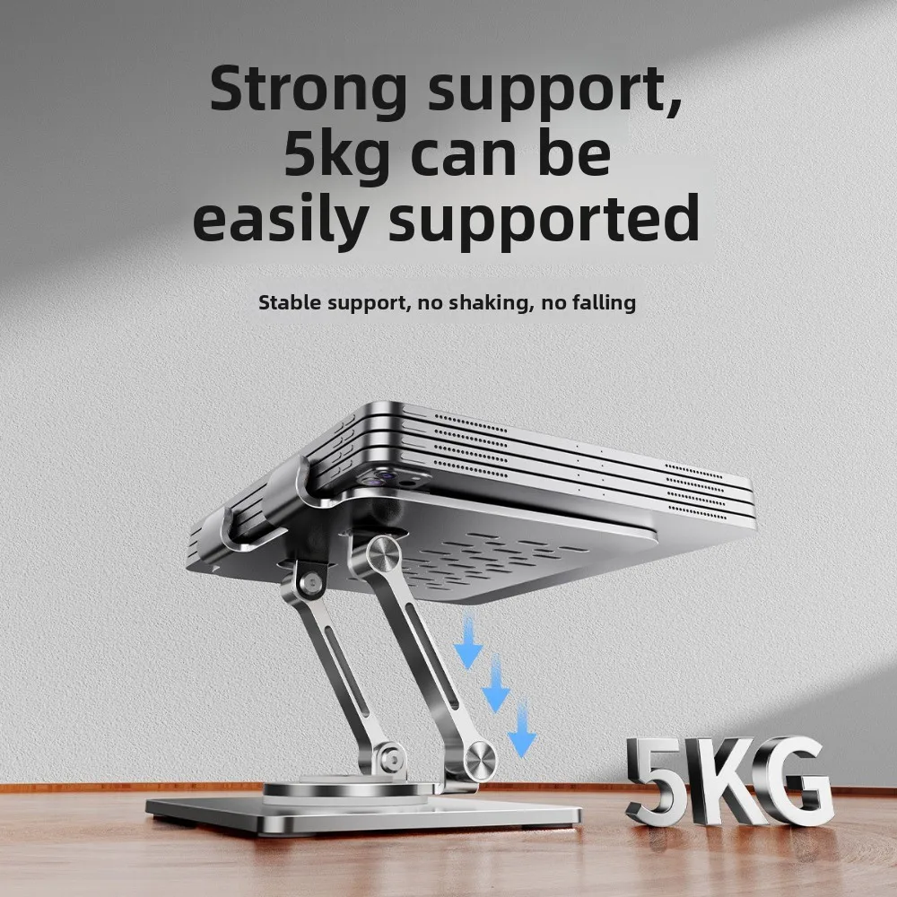 360° Rotation Rotatable Tablet Stand Adjustable Heat Dissipation Tablet Holder Foldable Multi Angle Tablet Phone Metal Bracket
360° Rotation Rotatable Tablet Stand Adjustable Heat Dissipation Tablet Holder Foldable Multi Angle Tablet Phone Metal Bracket