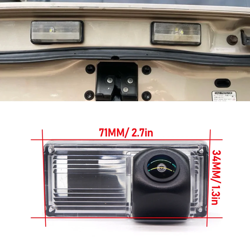 Камера заднего вида CCD HD Fisheye для Toyota Land Cruiser 200 LC200 2008-2014 с монитором для парковки
Камера заднего вида CCD HD Fisheye для Toyota Land Cruiser 200 LC200 2008-2014 с монитором для парковки
