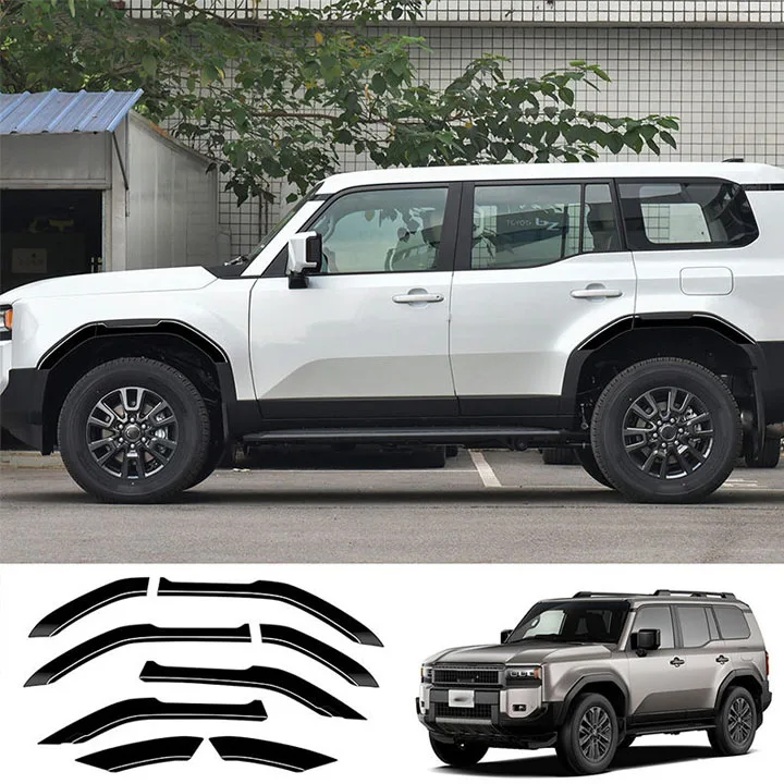 ABS Car Fender Flare Strip Wheel Eyebrow Protector for Toyota Land Cruiser 250 Prado LC250 2024 2025
ABS Car Fender Flare Strip Wheel Eyebrow Protector for Toyota Land Cruiser 250 Prado LC250 2024 2025