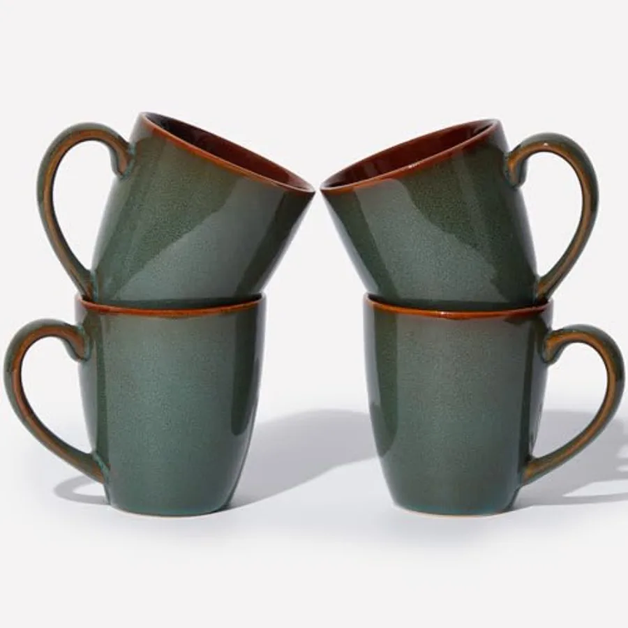Coffee Mug 14 oz Ceramic Coffee Mugs Set of 4 Reactive Glaze Mug for Latte/Tea/Cappuccino Large Stackable Mug Set for Men Women
Coffee Mug 14 oz Ceramic Coffee Mugs Set of 4 Reactive Glaze Mug for Latte/Tea/Cappuccino Large Stackable Mug Set for Men Women