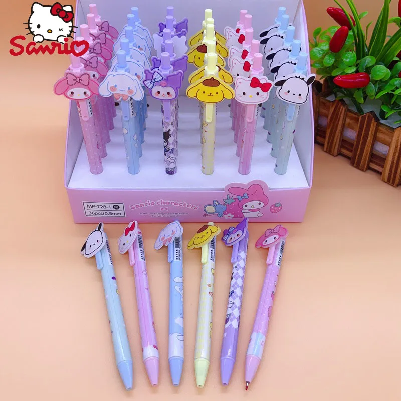 Sanrio 36pcs Gel Pen New Creative Styling 0.5mm Black Cute Cute Cartoon Pressing Pen Students Learn Stationery Gift Wholesale
Sanrio 36pcs Gel Pen New Creative Styling 0.5mm Black Cute Cute Cartoon Pressing Pen Students Learn Stationery Gift Wholesale