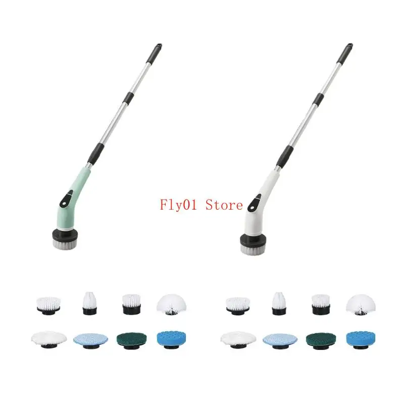 Electric Spin Scrubber 8Attachments 2000mAh Lithiums batteries For Floor Wall Clean
Electric Spin Scrubber 8Attachments 2000mAh Lithiums batteries For Floor Wall Clean