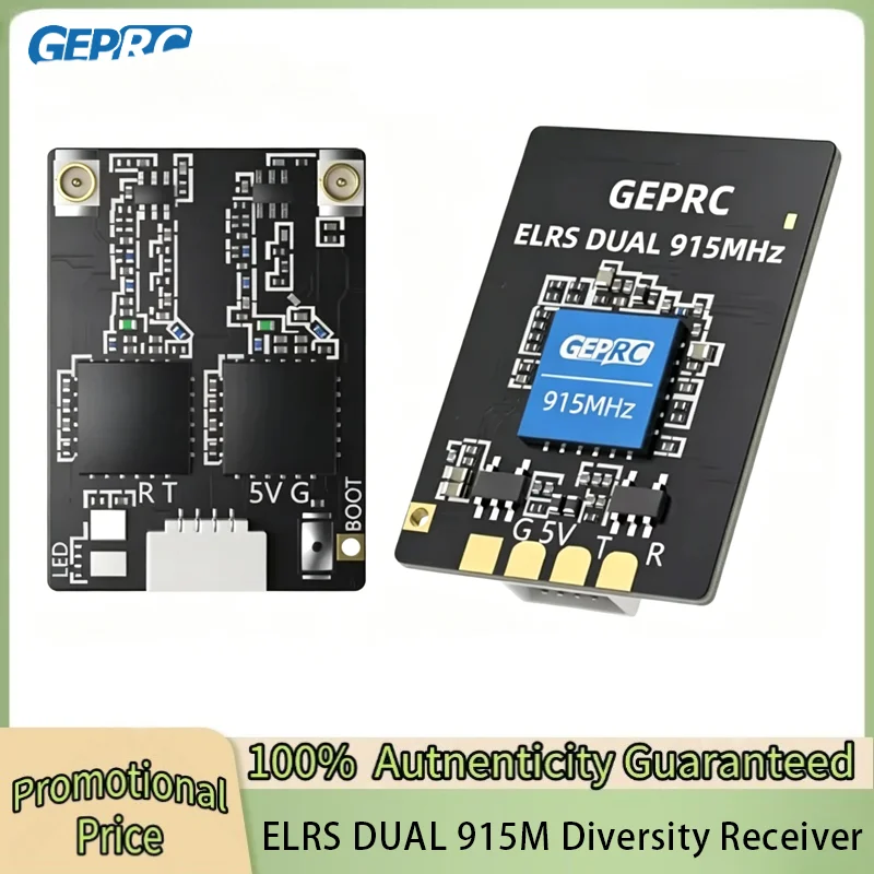 GEPRC ELRS DUAL 915M Diversity Receiver 915Mhz ExpressLRS Module Built-in WIFI RC Airplane FPV Long Range Drone DIY Part
GEPRC ELRS DUAL 915M Diversity Receiver 915Mhz ExpressLRS Module Built-in WIFI RC Airplane FPV Long Range Drone DIY Part