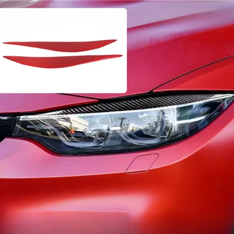 For BMW 4 Series M3 M4 F80 F82 F83 F32 F33 F36 Real Dry Carbon Fiber Exterior Front Headlight Eyebrow Modification Accessories
For BMW 4 Series M3 M4 F80 F82 F83 F32 F33 F36 Real Dry Carbon Fiber Exterior Front Headlight Eyebrow Modification Accessories