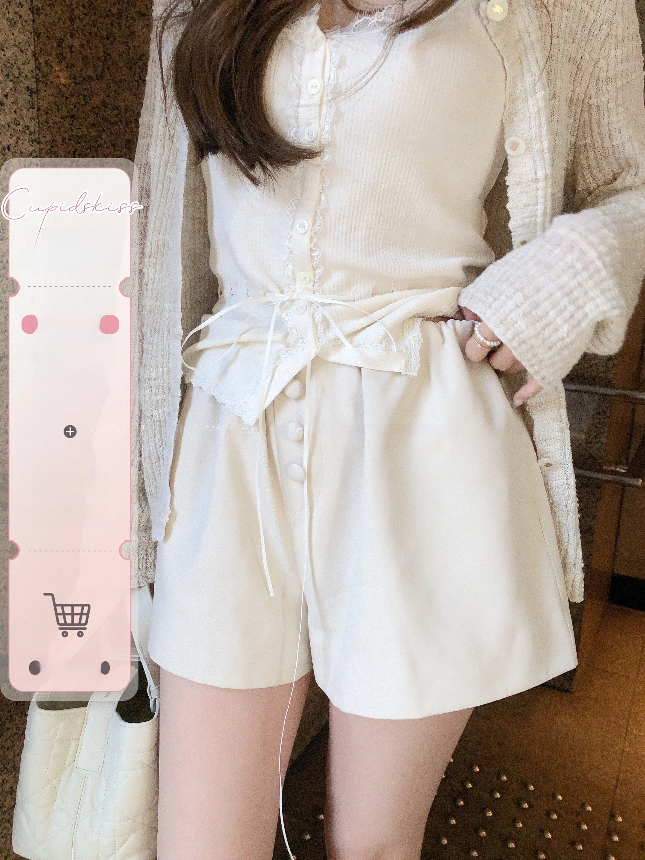 Casual Simple Three-Button Wide Leg Anti-Wrinkle Mid-Waist Loose Shorts Csk Cupid's "Daily Feeling Shorts" Comfortable Breath...
Casual Simple Three-Button Wide Leg Anti-Wrinkle Mid-Waist Loose Shorts Csk Cupid's "Daily Feeling Shorts" Comfortable Breath...