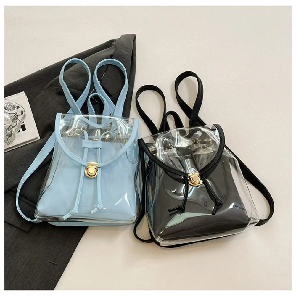 Versatile PVC Laptop Rucksack Large Capacity Sweet School Backpack Transparent Waterproof Camping Bag Hiking
Versatile PVC Laptop Rucksack Large Capacity Sweet School Backpack Transparent Waterproof Camping Bag Hiking