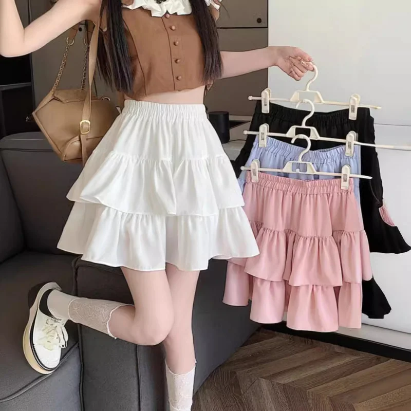 Plus size skirt women's spring and summer hot pear shapes high waist A-line cake dress small puffy short skirt
Plus size skirt women's spring and summer hot pear shapes high waist A-line cake dress small puffy short skirt