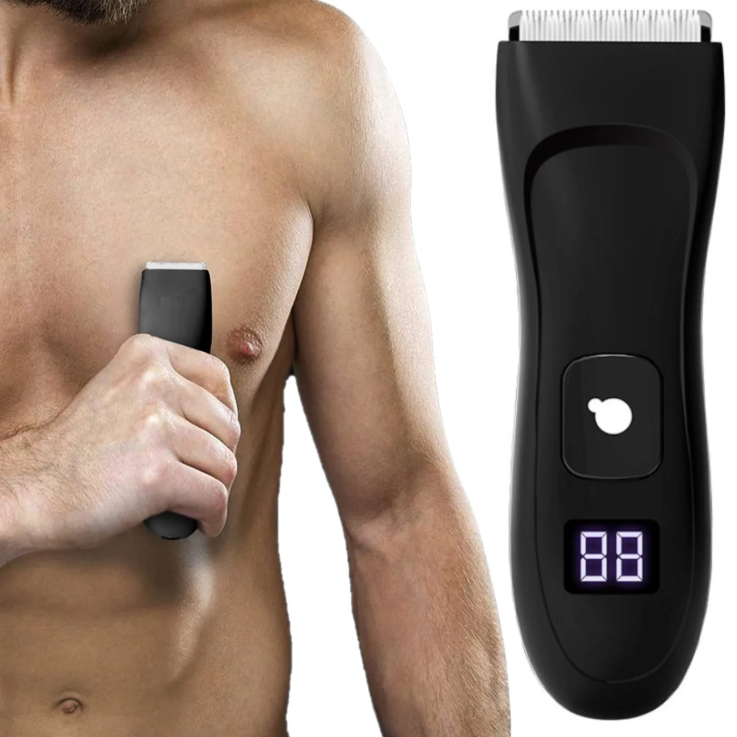 Electric Men's Shaver Groin Hair Trimmer Pubic Hair Trimmer Body Grooming Clipper for Men Bikini Epilator Ipx7 Waterproof Razor
Electric Men's Shaver Groin Hair Trimmer Pubic Hair Trimmer Body Grooming Clipper for Men Bikini Epilator Ipx7 Waterproof Razor