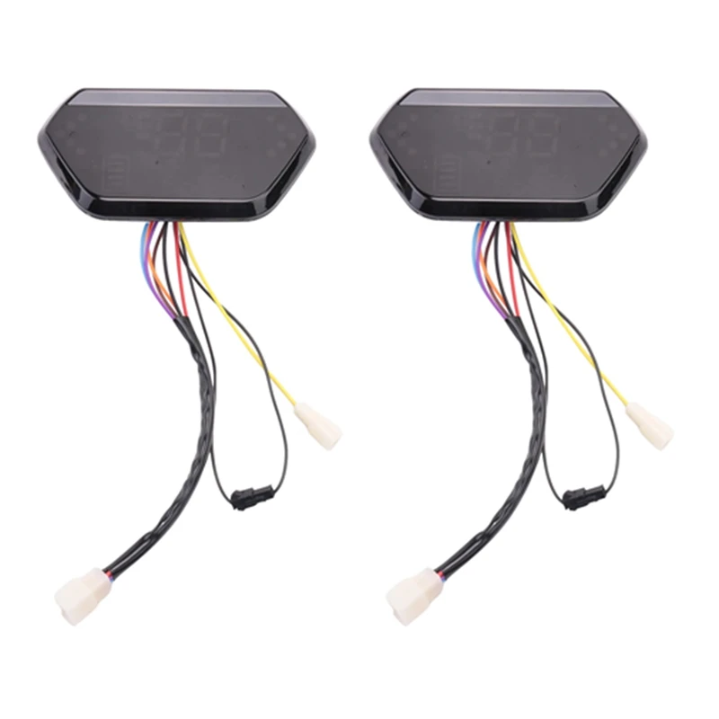 2 PCS 48V/60V Motorcycle Odometer Digital LCD Display Tachometer Black ABS Plastic For Electric Motorcycle
2 PCS 48V/60V Motorcycle Odometer Digital LCD Display Tachometer Black ABS Plastic For Electric Motorcycle