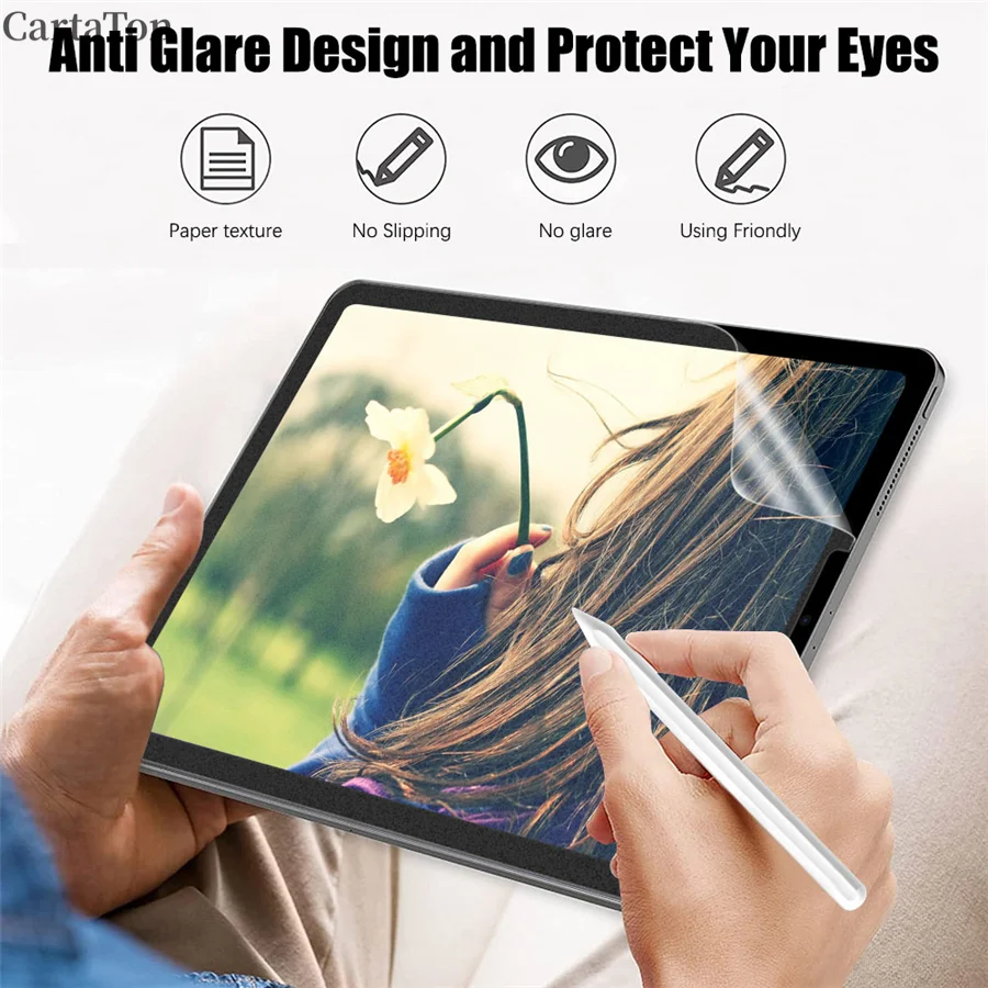 3Pcs Paper Feel Like Screen Protector per ipad Air 11 Pro 13 2024 10th 9th Generation 8 7 6 Air 5 4 Pro 11 12.9 10.5 No Glass
3Pcs Paper Feel Like Screen Protector per ipad Air 11 Pro 13 2024 10th 9th Generation 8 7 6 Air 5 4 Pro 11 12.9 10.5 No Glass