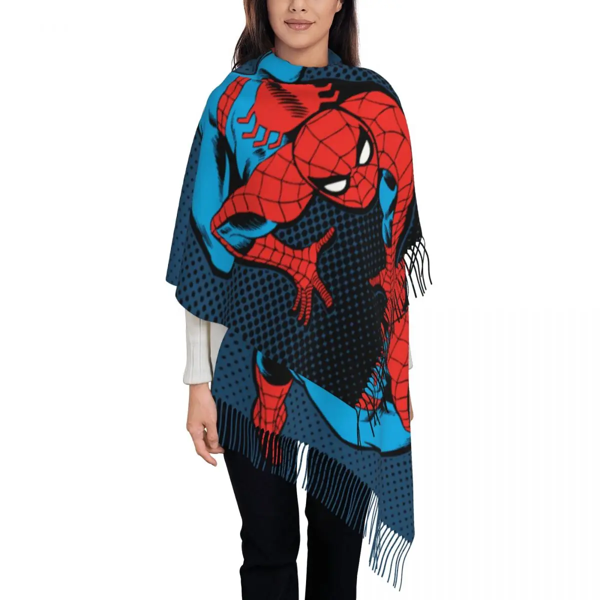 Personalized Printed Retro Spider Man Wall Crawl Scarf Women Men Winter Fall Warm Scarves Shawl Wrap
Personalized Printed Retro Spider Man Wall Crawl Scarf Women Men Winter Fall Warm Scarves Shawl Wrap