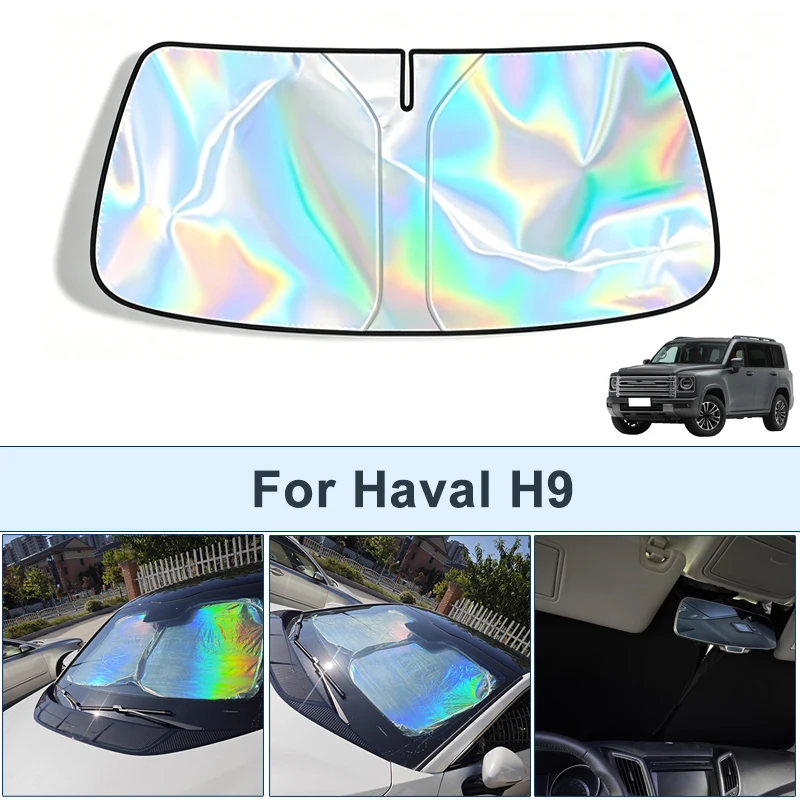 Foldable Front Windshield Sun Shade For Haval H9 UV Reflective Sun Protection Cover Car Interior Accessories
Foldable Front Windshield Sun Shade For Haval H9 UV Reflective Sun Protection Cover Car Interior Accessories