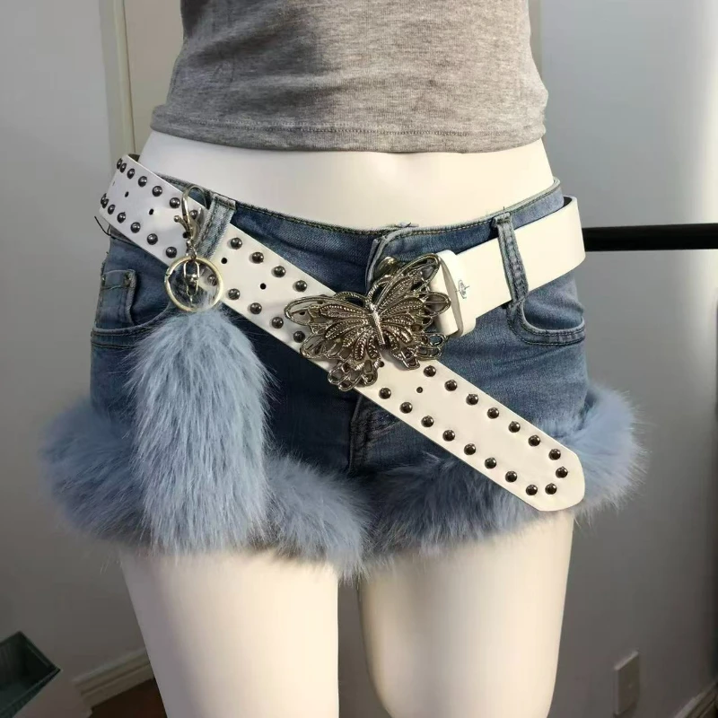 Japanese Gothic Style Denim Shorts Women Y2k Aesthetic Plush Patchwork Slim Short Pants Girl Vintage Fashion Casual Jean Shorts
Japanese Gothic Style Denim Shorts Women Y2k Aesthetic Plush Patchwork Slim Short Pants Girl Vintage Fashion Casual Jean Shorts