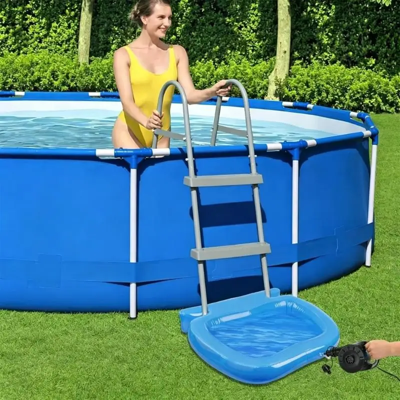 Inflatable Pool Foot Washing Mat PVC Pool Foot Bath Basin For Outdoor Swimming Pools And Beach Use 58x52x9cm K1YF
Inflatable Pool Foot Washing Mat PVC Pool Foot Bath Basin For Outdoor Swimming Pools And Beach Use 58x52x9cm K1YF