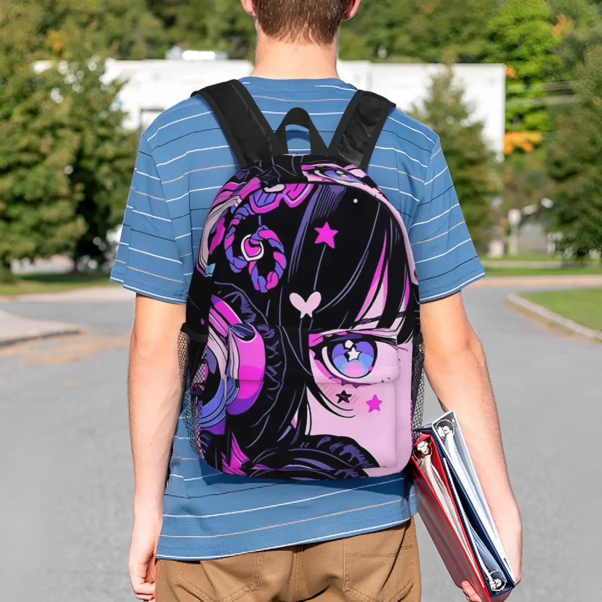 Anime Girl With Headphones Backpack Student BookBag Children School Bag Computer Shoulder Bags for Men Women
Anime Girl With Headphones Backpack Student BookBag Children School Bag Computer Shoulder Bags for Men Women