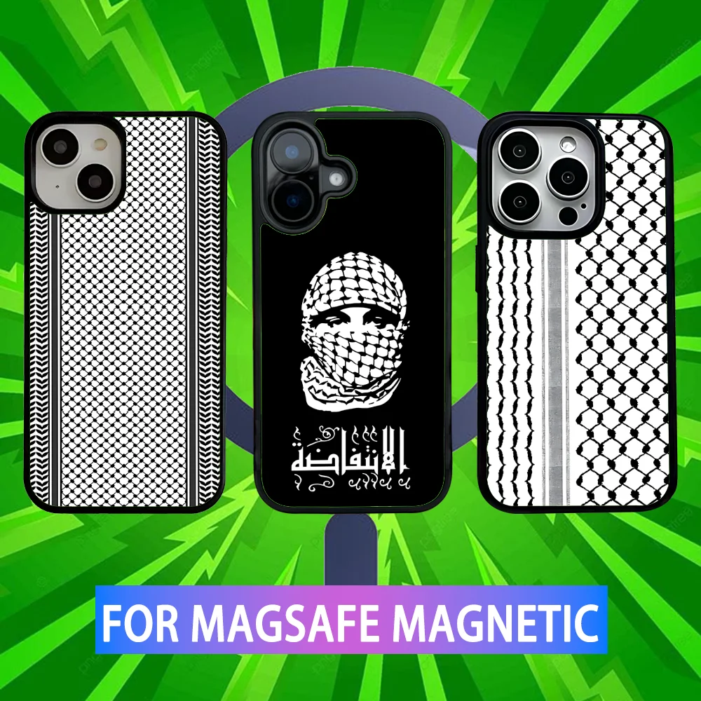 Fashion Hattah Keffiyeh Phone Case For iPhone 16,15,14,13,12,11,Pro,Max,Plus,Mini,SE New Magsafe Magnetic Wireless Charging 
Fashion Hattah Keffiyeh Phone Case For iPhone 16,15,14,13,12,11,Pro,Max,Plus,Mini,SE New Magsafe Magnetic Wireless Charging