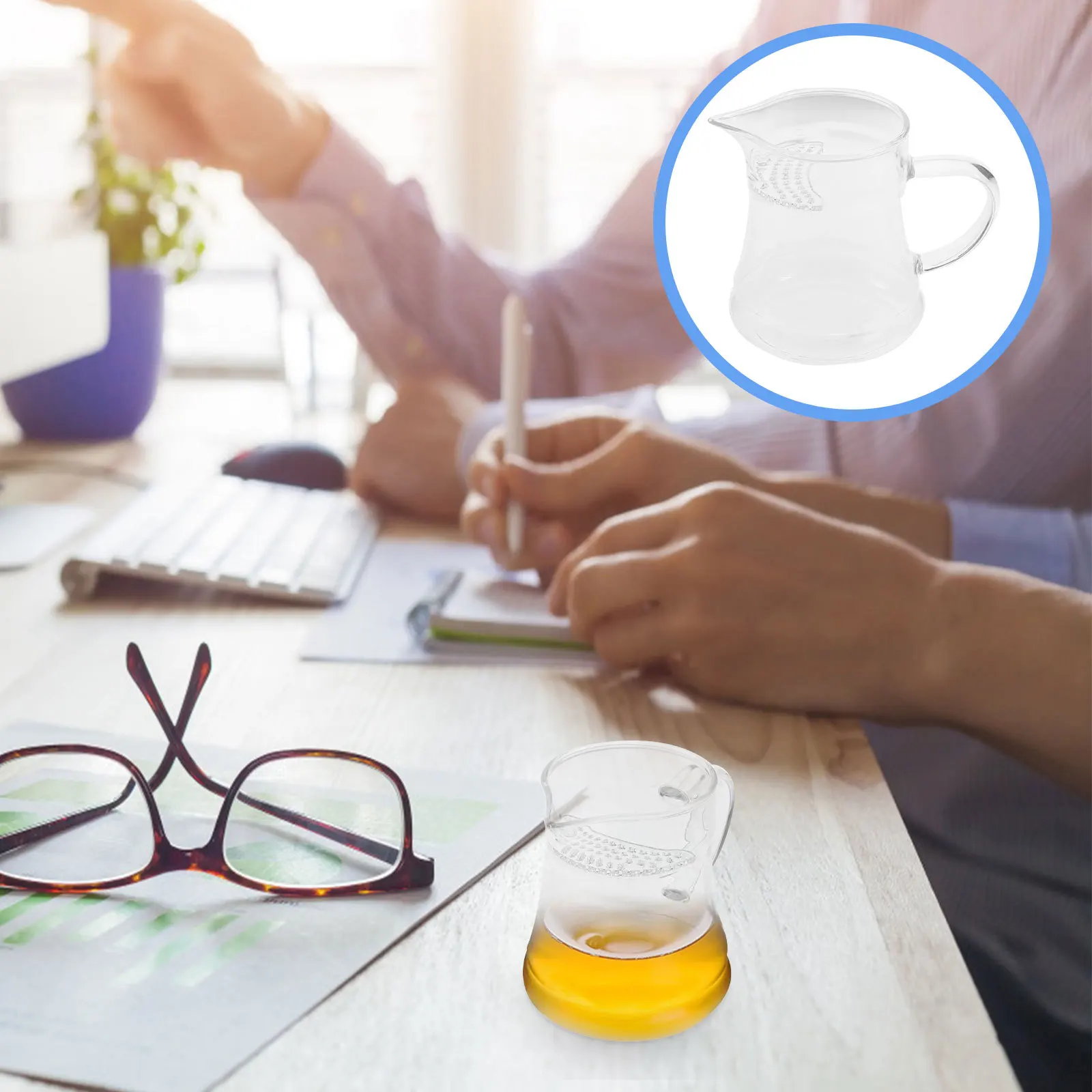 Tea Pitcher Keywords Multifunction Heat Cold Resistant Milk Pitcher Tea Dispenser Practical Glass Jug
Tea Pitcher Keywords Multifunction Heat Cold Resistant Milk Pitcher Tea Dispenser Practical Glass Jug