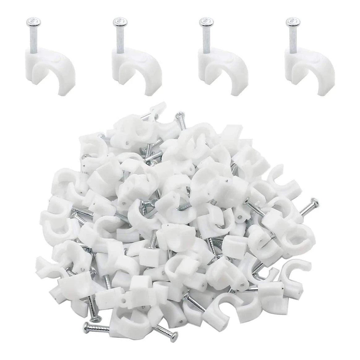 7mm Cable Clamp Round Steel Cable Nail Clamp Is Used to Organize Wire and Cable Fixed Line Type
7mm Cable Clamp Round Steel Cable Nail Clamp Is Used to Organize Wire and Cable Fixed Line Type