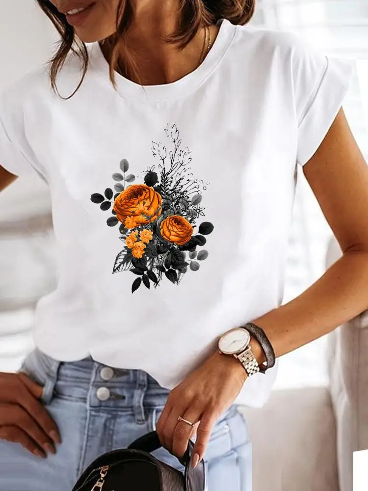 Flower Watercolor Style 90s Clothes Fashion Short Sleeve Print T Shirt Clothing Tee Women Graphic T-shirt Summer Female Top
Flower Watercolor Style 90s Clothes Fashion Short Sleeve Print T Shirt Clothing Tee Women Graphic T-shirt Summer Female Top