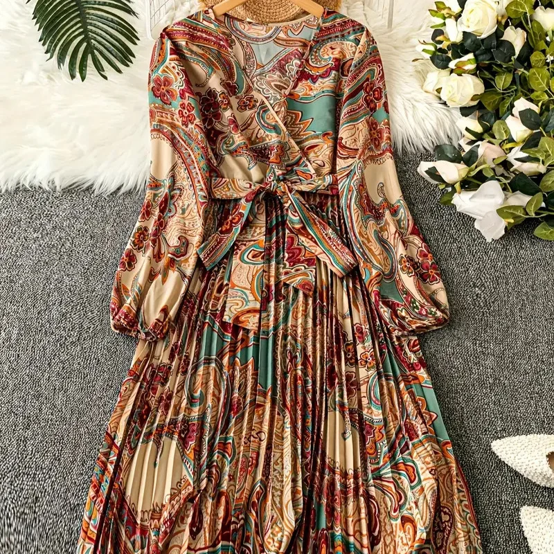 New Retro Print Waist-Cinching Dress Casual Korean Japanese Style Women's Summer Fashion Dress Casual Sportswear Set
New Retro Print Waist-Cinching Dress Casual Korean Japanese Style Women's Summer Fashion Dress Casual Sportswear Set