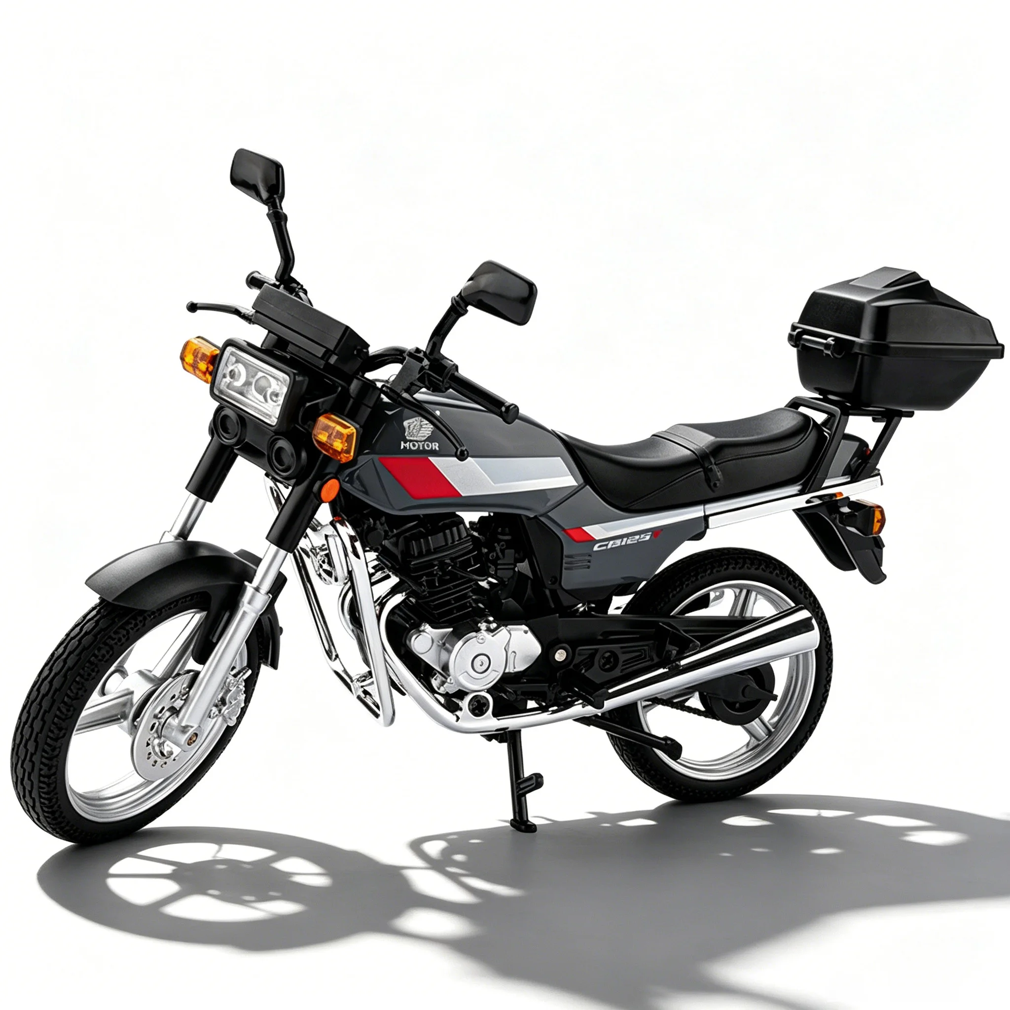 GB125T Alloy Die-cast Motorcycle Model 1/12 With Display Base Simulation Sound and Light Desktop Ornament Rubber Tire Gift
GB125T Alloy Die-cast Motorcycle Model 1/12 With Display Base Simulation Sound and Light Desktop Ornament Rubber Tire Gift