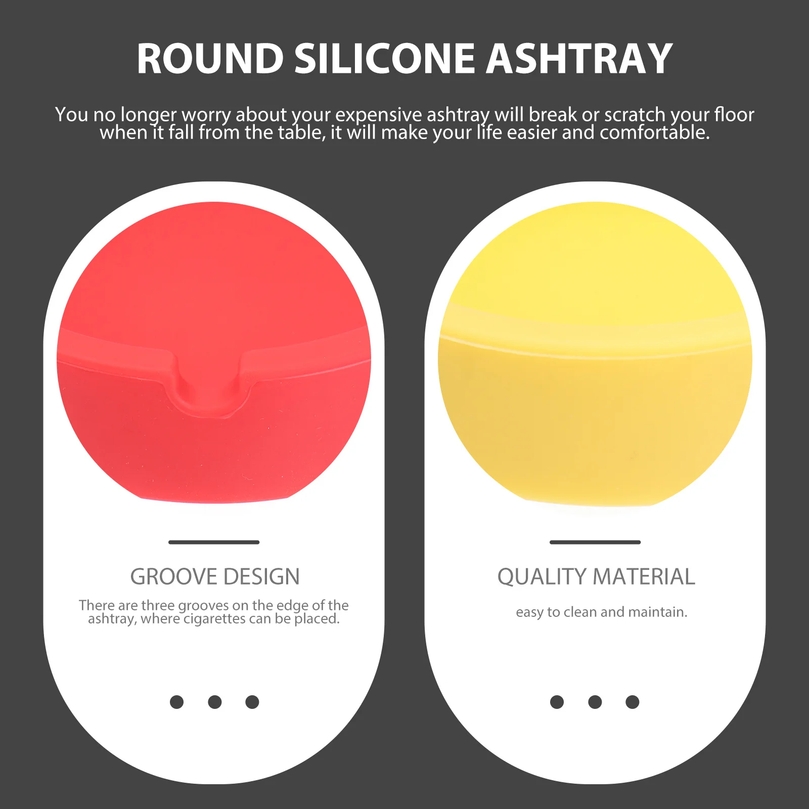 1 шт. силиконовая пепельница небьющаяся термостойкая круглая черная дымодержатель экологически чистая гибкая для домашнего использования на открытом воздухе ловушка для пепла
1 шт. силиконовая пепельница небьющаяся термостойкая круглая черная дымодержатель экологически чистая гибкая для домашнего использования на открытом воздухе ловушка для пепла