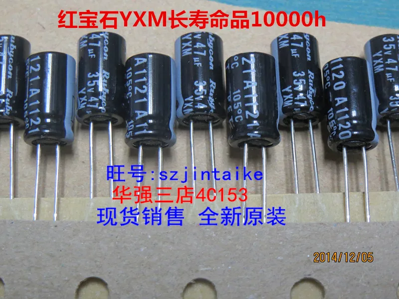 2020 hot sale 30PCS/50PCS Imported Rubycon capacitor 35V47UF 6X11 YXM high-frequency long life 10000H origl free shipping
2020 hot sale 30PCS/50PCS Imported Rubycon capacitor 35V47UF 6X11 YXM high-frequency long life 10000H origl free shipping