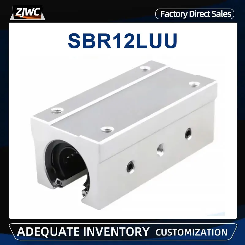 4pcs SBR12LUU Aluminum Block 12mm High Quality Linear Motion Ball Bearing Slide Block Match Use SBR12 Linear Guide Rail CNC Part
4pcs SBR12LUU Aluminum Block 12mm High Quality Linear Motion Ball Bearing Slide Block Match Use SBR12 Linear Guide Rail CNC Part