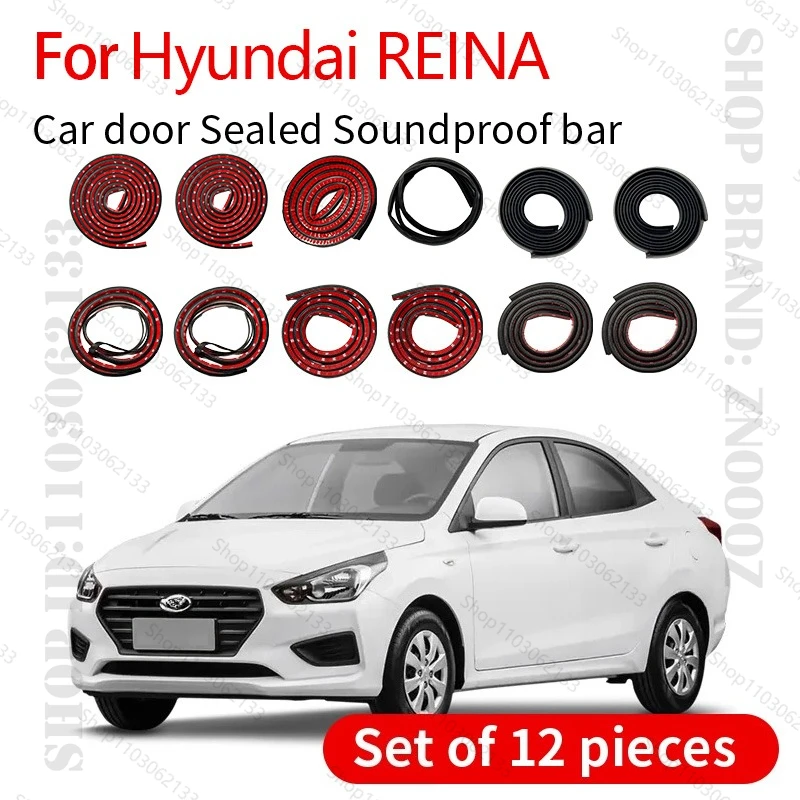 For Hyundai REINA Car Door Seal Strip Rubber Double Layer Sealing Protector Soundproof Strip Dustproof Seal Strip 12PCS Set
For Hyundai REINA Car Door Seal Strip Rubber Double Layer Sealing Protector Soundproof Strip Dustproof Seal Strip 12PCS Set
