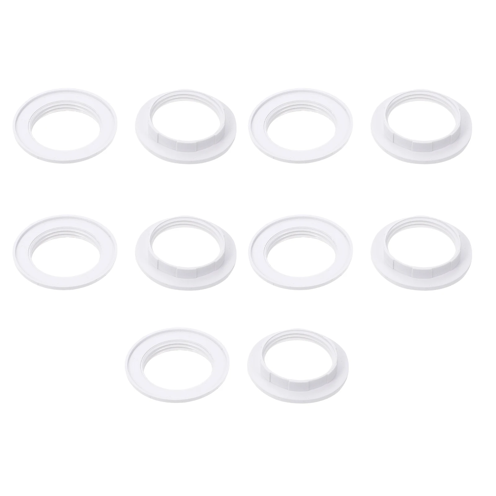 10pcs E27 Lamp Holder Fixing Ring Plastic Durable Light Socket Circle Home Installation Easy Lamp Base Accessory
10pcs E27 Lamp Holder Fixing Ring Plastic Durable Light Socket Circle Home Installation Easy Lamp Base Accessory