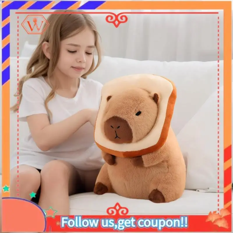 Durable Cute Capybara Plush Pillow With Bread Kawaii Soft Capybara Plush Doll Pillow Capybara Stuffed Animals Toys
Durable Cute Capybara Plush Pillow With Bread Kawaii Soft Capybara Plush Doll Pillow Capybara Stuffed Animals Toys