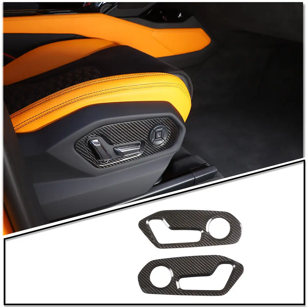 Real Carbon Fiber Seat Adjustment Cover Trim For Lamborghini URUS 2018-2021 
Real Carbon Fiber Seat Adjustment Cover Trim For Lamborghini URUS 2018-2021