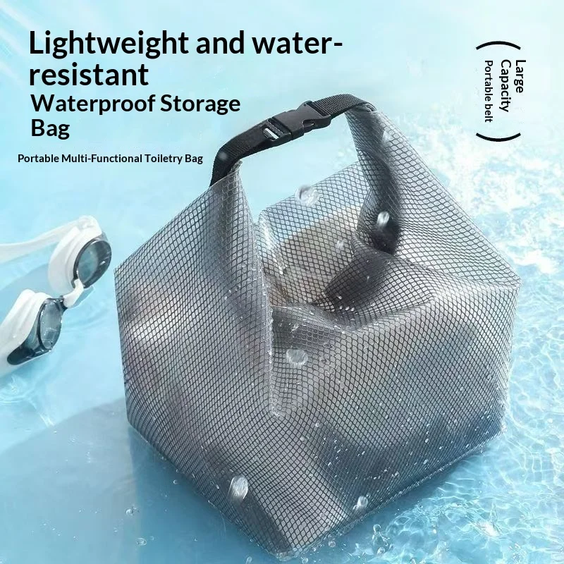 Homefish Waterproof Storage Bag, Fitness Clothing, Swimming Bathroom, Large Capacity Drawstring, Outdoor Toiletries Bag
Homefish Waterproof Storage Bag, Fitness Clothing, Swimming Bathroom, Large Capacity Drawstring, Outdoor Toiletries Bag