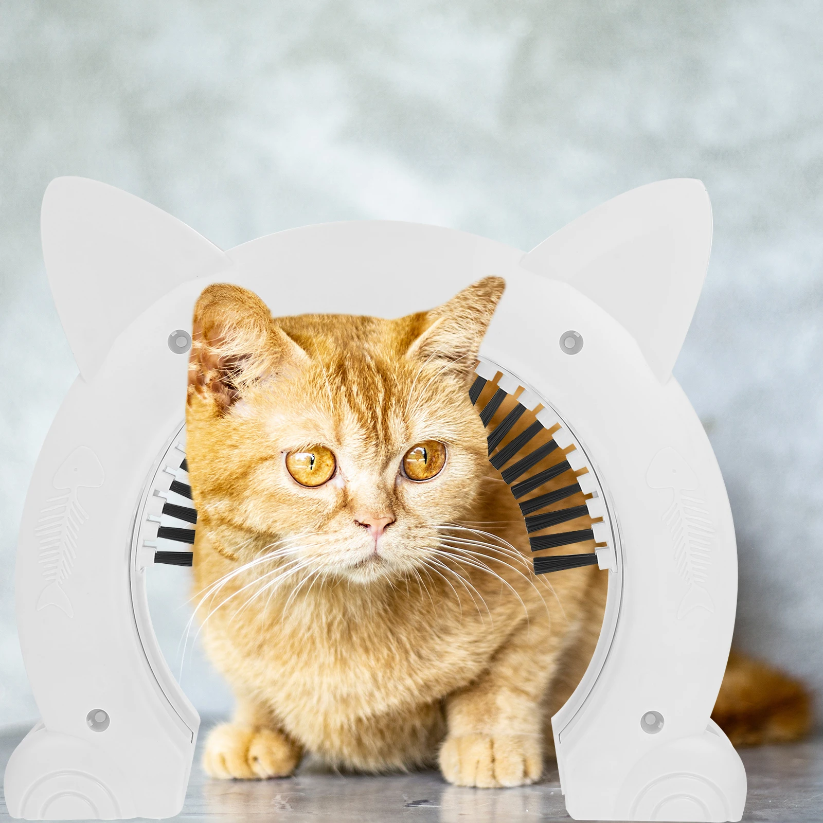 1 set Cat Hole Plastic Interior Door for Cats Dogs with Brush Interior Pet Door Groom Frame Indoor Pet Gate Fence Cat
1 set Cat Hole Plastic Interior Door for Cats Dogs with Brush Interior Pet Door Groom Frame Indoor Pet Gate Fence Cat