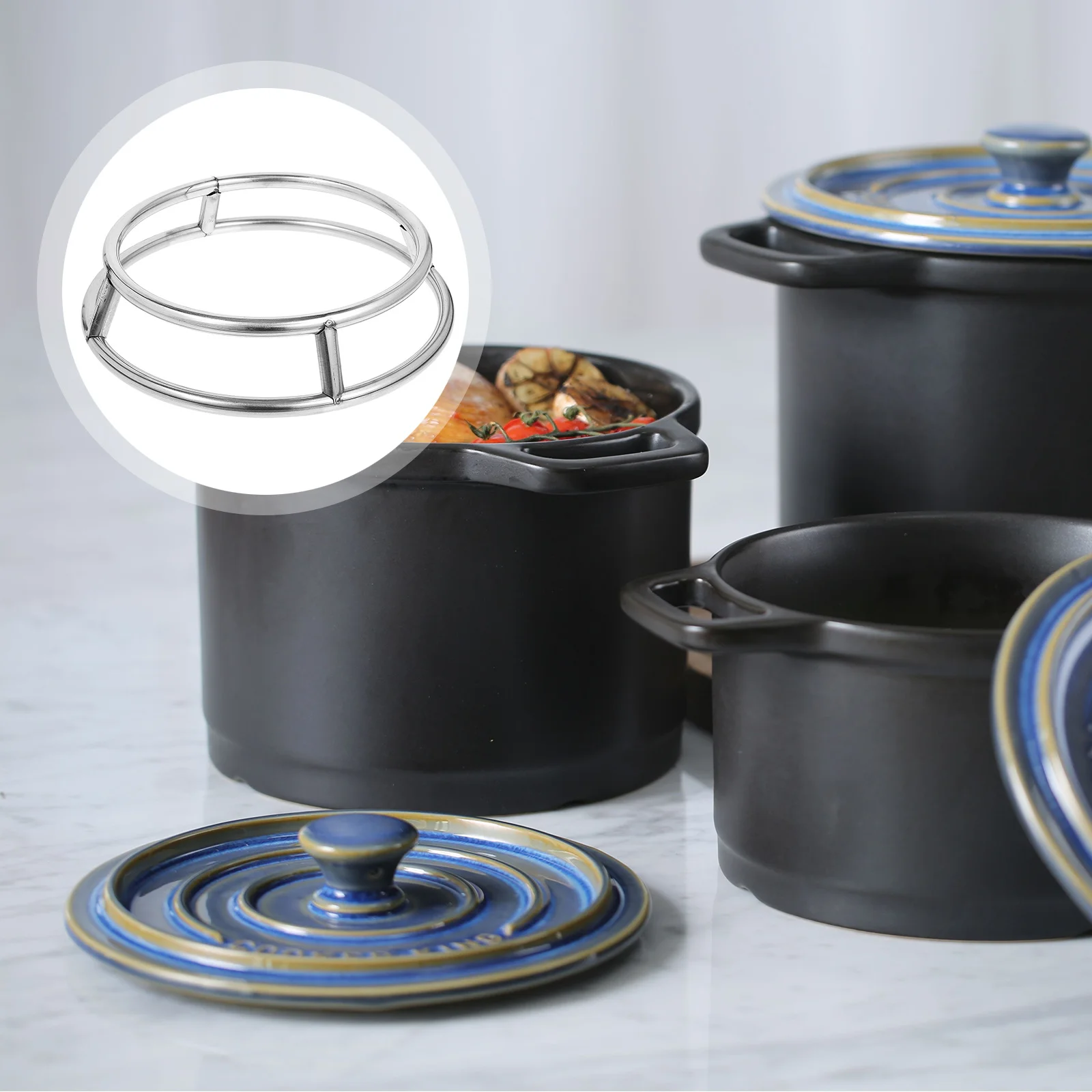 Portable Stainless Steel Pot Stand Wok Holder for Stove Top Countertop Heat Insulation Pan Rack for Home and Outdoor Use
Portable Stainless Steel Pot Stand Wok Holder for Stove Top Countertop Heat Insulation Pan Rack for Home and Outdoor Use