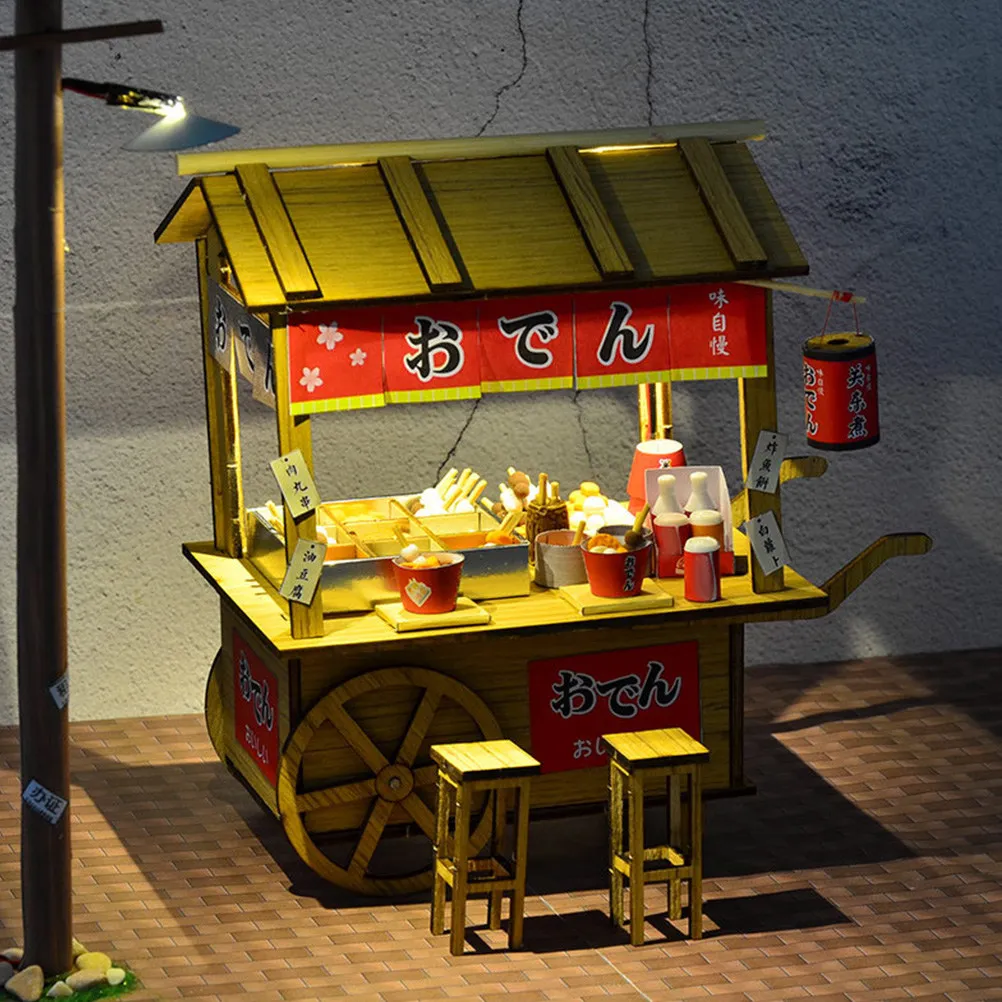 1Set Wooden Miniature Oden Barrow Mini House Accessory Compact Vintage Furniture Scene Kanto Cooking Car Stall Playthings Decor
1Set Wooden Miniature Oden Barrow Mini House Accessory Compact Vintage Furniture Scene Kanto Cooking Car Stall Playthings Decor