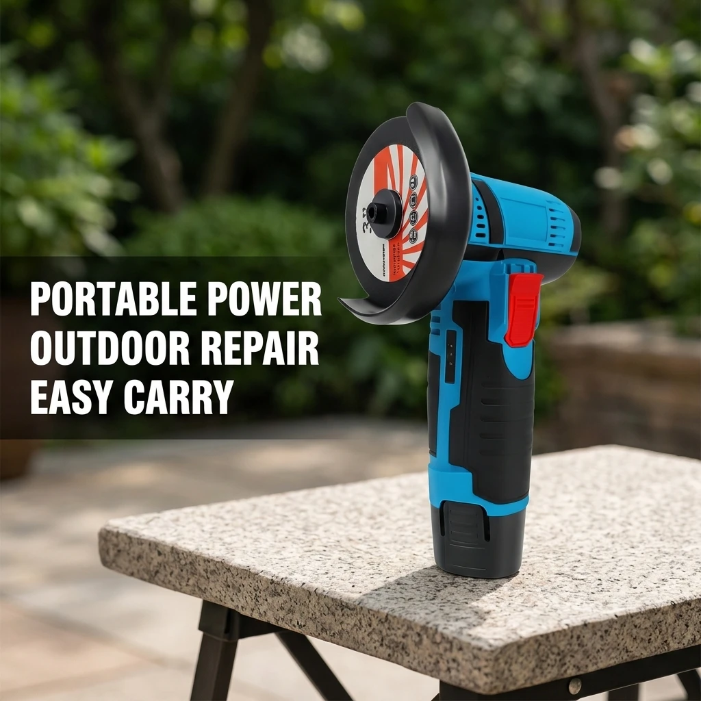 12V Cordless Electric Angle Grinder Mini Polishing And Cutting Tool for Metal Stone Projects Portable Power Tool
12V Cordless Electric Angle Grinder Mini Polishing And Cutting Tool for Metal Stone Projects Portable Power Tool