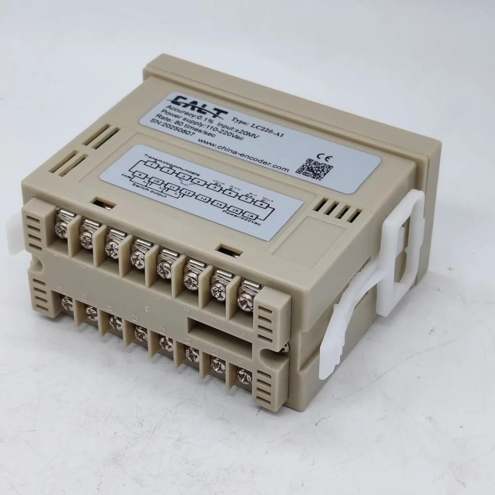 CALT LC220 Digital Weighing Indicator Modbus RTU Protocol 485 Communication standard 2 relays/ 4-20mA, RS485
CALT LC220 Digital Weighing Indicator Modbus RTU Protocol 485 Communication standard 2 relays/ 4-20mA, RS485