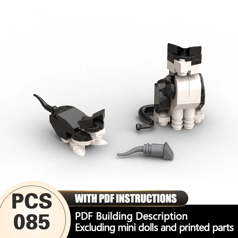 Creators Animal Series Model MOC Building Bricks Cat With Kitten Modular Technology Gifts Holiday Assemble Children Toys Suit
Creators Animal Series Model MOC Building Bricks Cat With Kitten Modular Technology Gifts Holiday Assemble Children Toys Suit