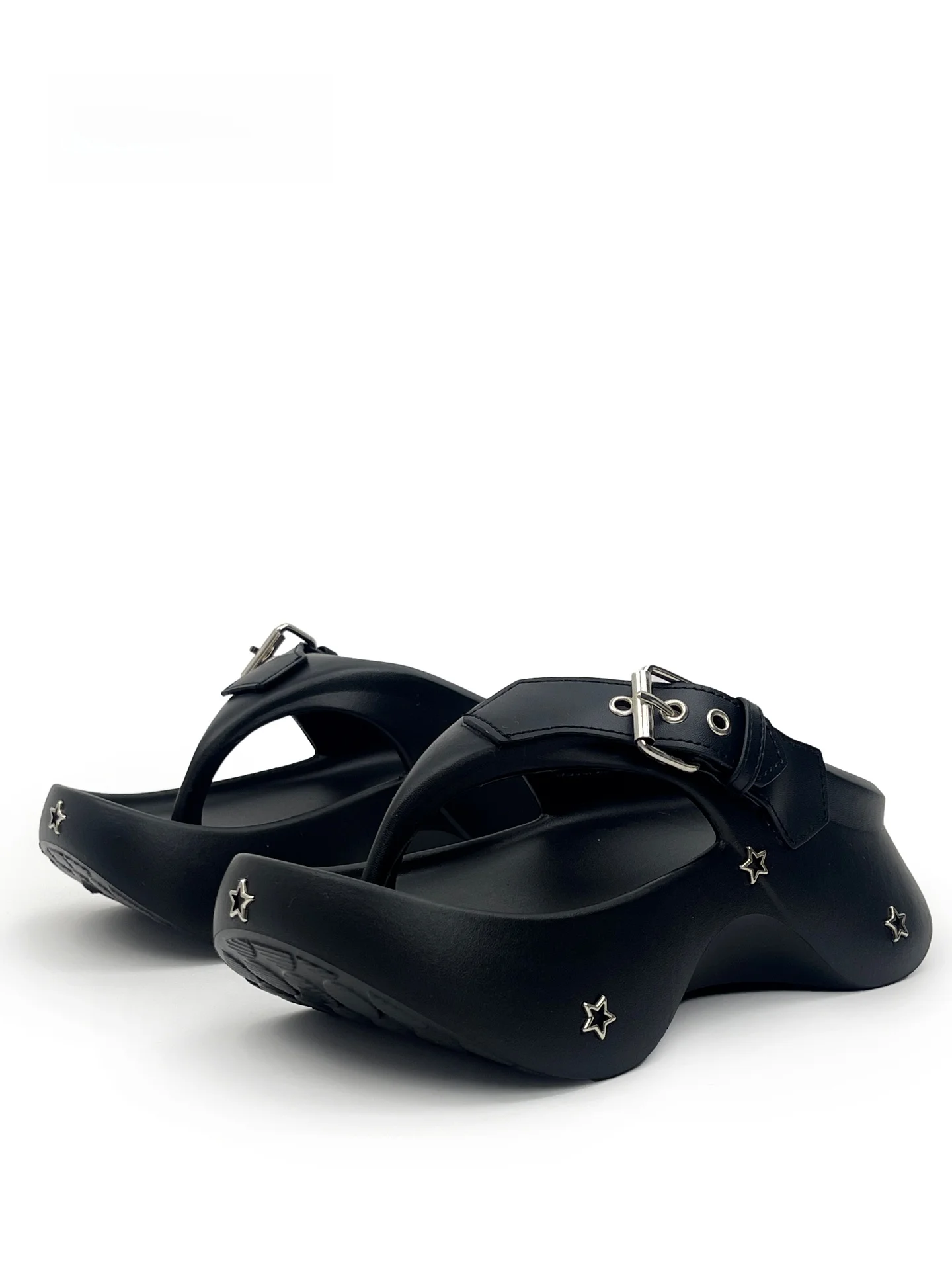 MibVias Punk Style Star Nail Rivet Belt Buckle Women's Thick Bottom Heels Y2K Outdoor Wearable Clogs Fashionable Summer Sandals
MibVias Punk Style Star Nail Rivet Belt Buckle Women's Thick Bottom Heels Y2K Outdoor Wearable Clogs Fashionable Summer Sandals