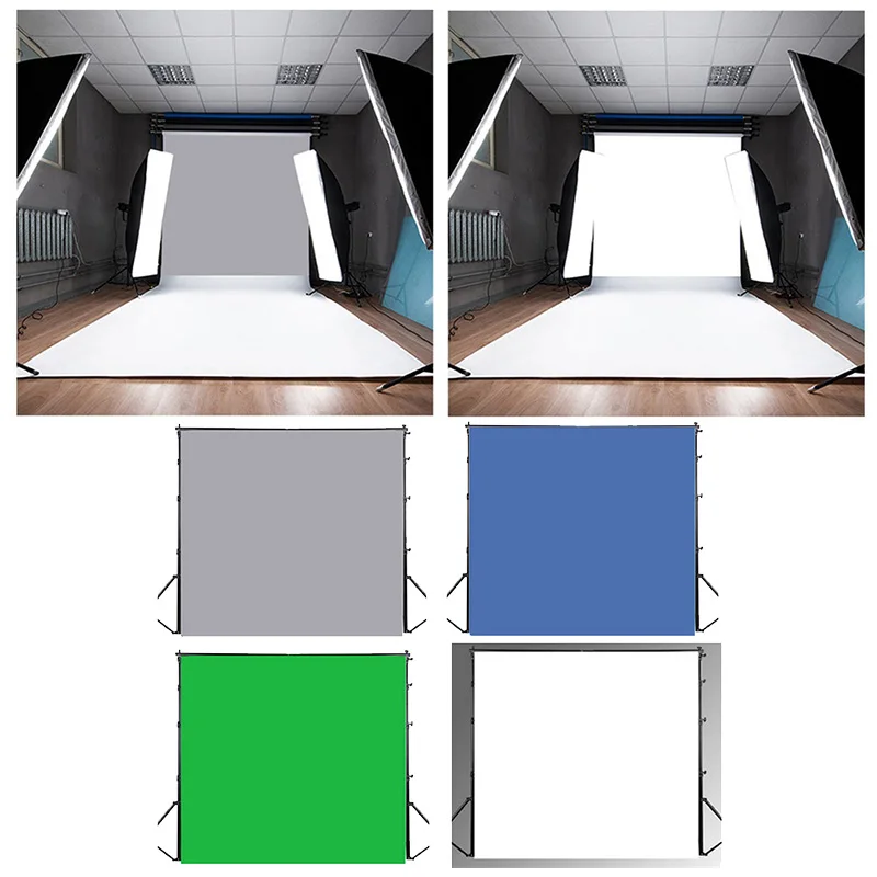 Fabric Backdrop for Photography Photoshoot Background Unframed Non-woven Cloth Photo Studio Video Blue Gray White Green Screen
Fabric Backdrop for Photography Photoshoot Background Unframed Non-woven Cloth Photo Studio Video Blue Gray White Green Screen