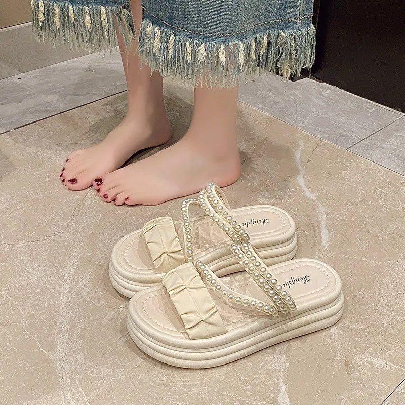 Summer Women's Casual Platform Sandals Trendy Thick Bottom Design Comfortable Lightweight Non-Slip Shoes for Daily Streetwear
Summer Women's Casual Platform Sandals Trendy Thick Bottom Design Comfortable Lightweight Non-Slip Shoes for Daily Streetwear