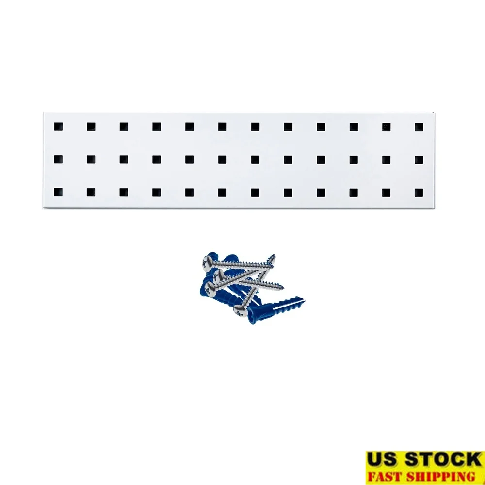 Heavy Duty Epoxy Coated Steel Pegboard Strip 18 Gauge Square Hole Tool Organizer Garage Workshop Storage System
Heavy Duty Epoxy Coated Steel Pegboard Strip 18 Gauge Square Hole Tool Organizer Garage Workshop Storage System